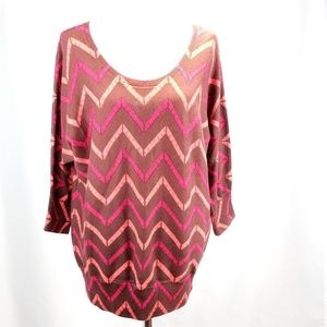 The North Face Sweater XL Chevron Stripe C84H